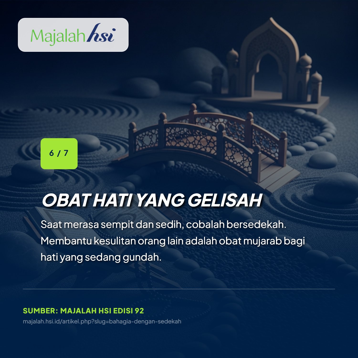 Bahagia Dengan Sedekah 6