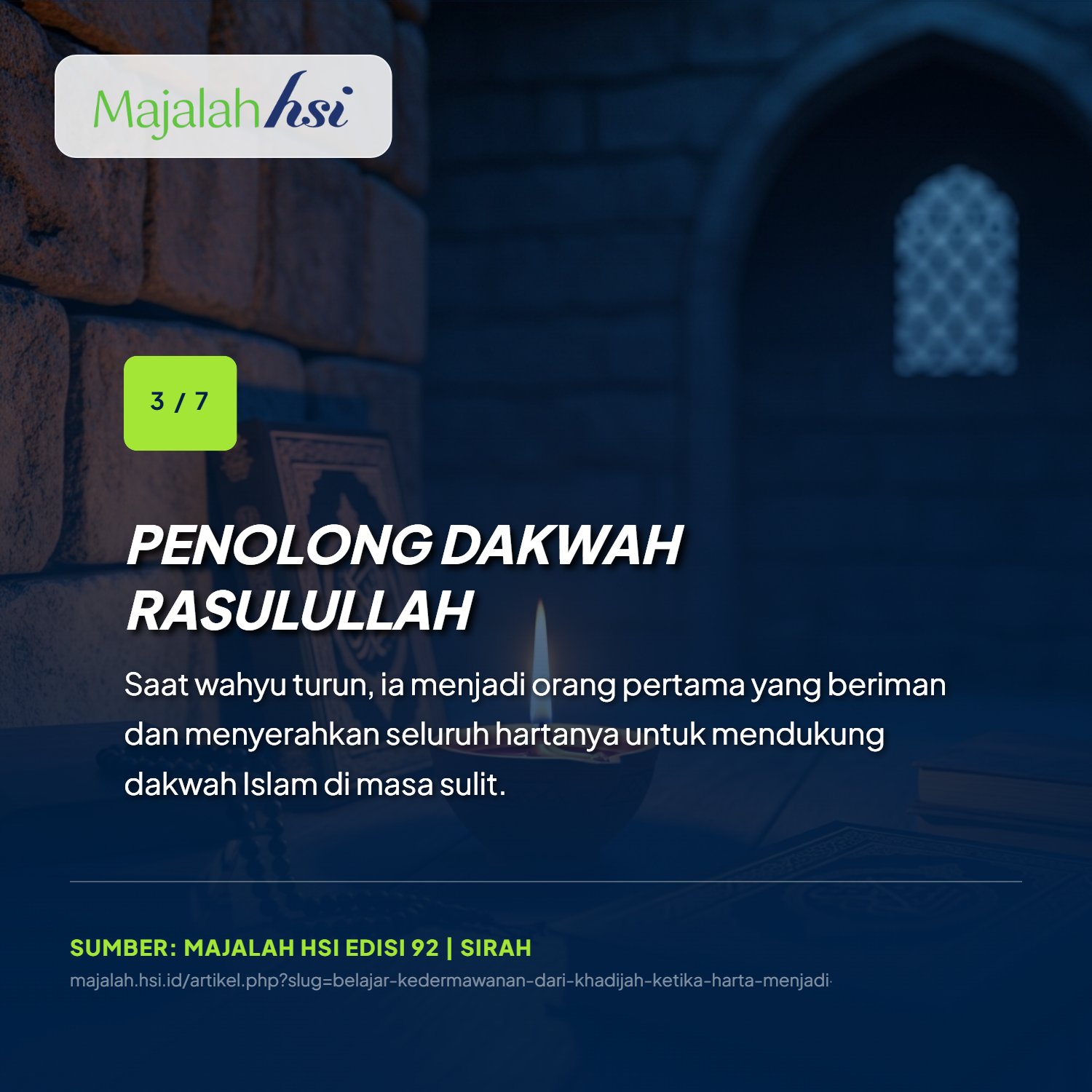 Belajar Kedermawanan Dari Khadijah Ketika Harta Menjadi Penolong Agama Allah 3