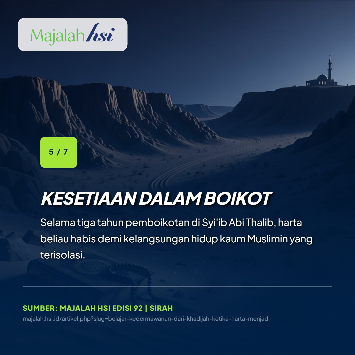 Belajar Kedermawanan Dari Khadijah Ketika Harta Menjadi Penolong Agama Allah 5