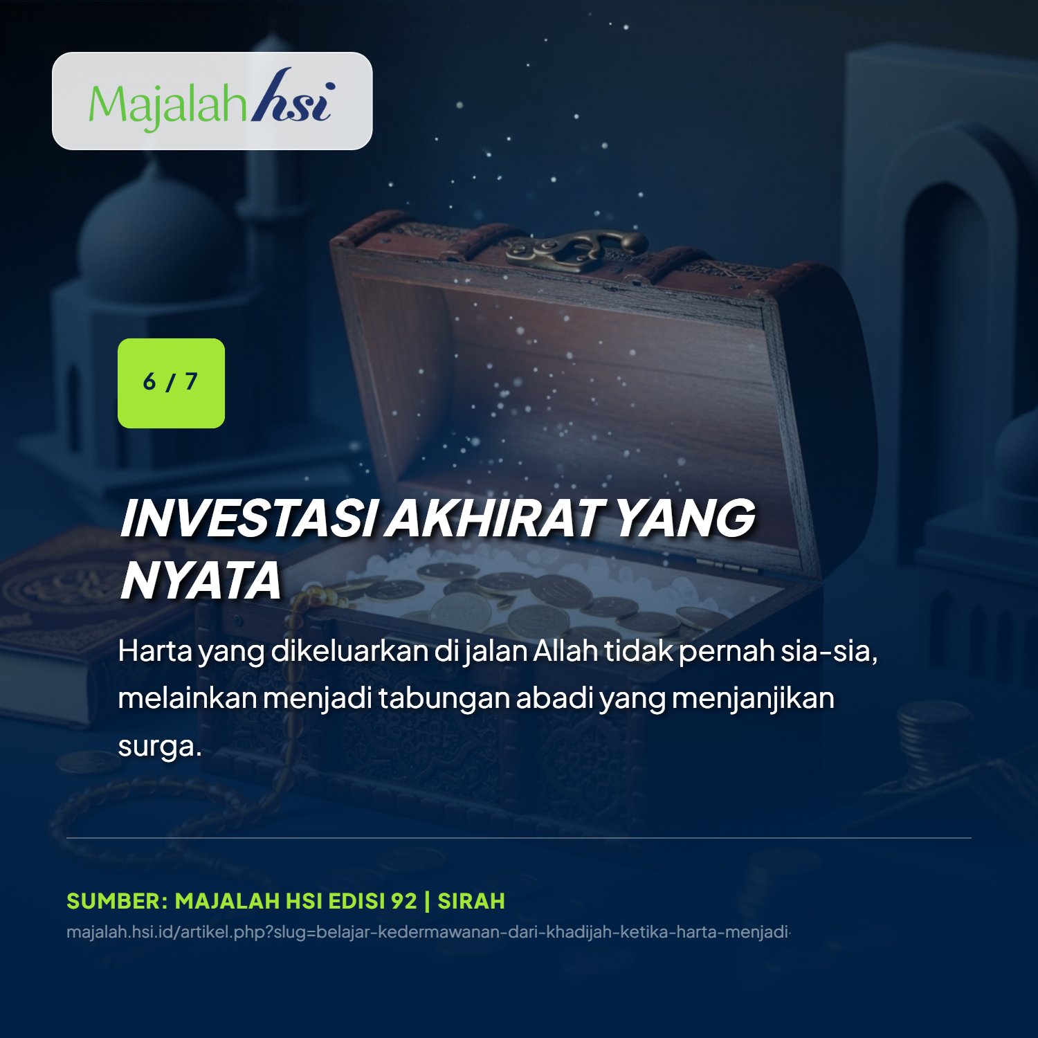 Belajar Kedermawanan Dari Khadijah Ketika Harta Menjadi Penolong Agama Allah 6