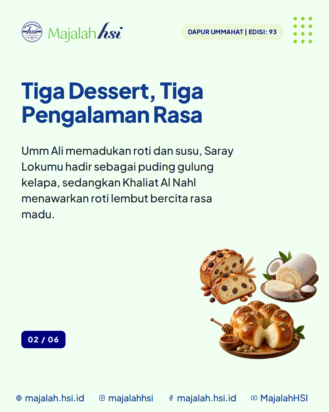 Carousel Dapur Ummahat Edisi 93 Dessert Timur Tengah Ala Dapur Ummahat Slide 2
