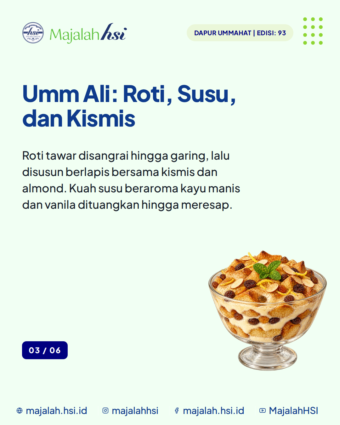 Carousel Dapur Ummahat Edisi 93 Dessert Timur Tengah Ala Dapur Ummahat Slide 3
