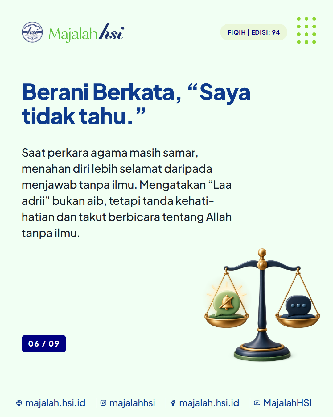 Carousel Fiqih Edisi 94 Fiqih Orang Awam Harus Tahu Batas Diri Slide 6