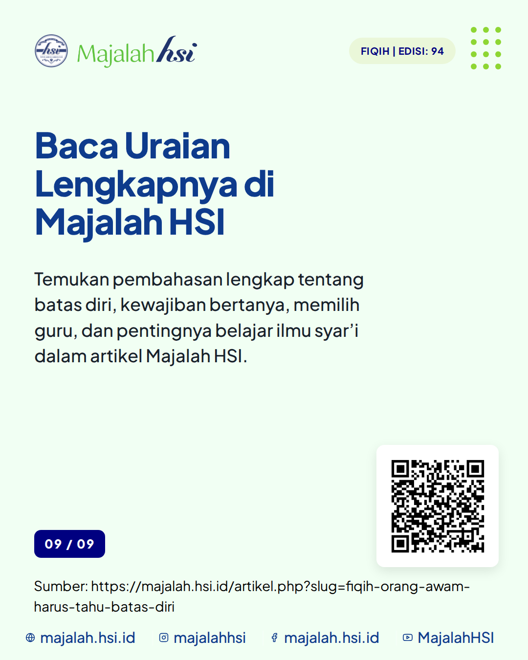 Carousel Fiqih Edisi 94 Fiqih Orang Awam Harus Tahu Batas Diri Slide 9