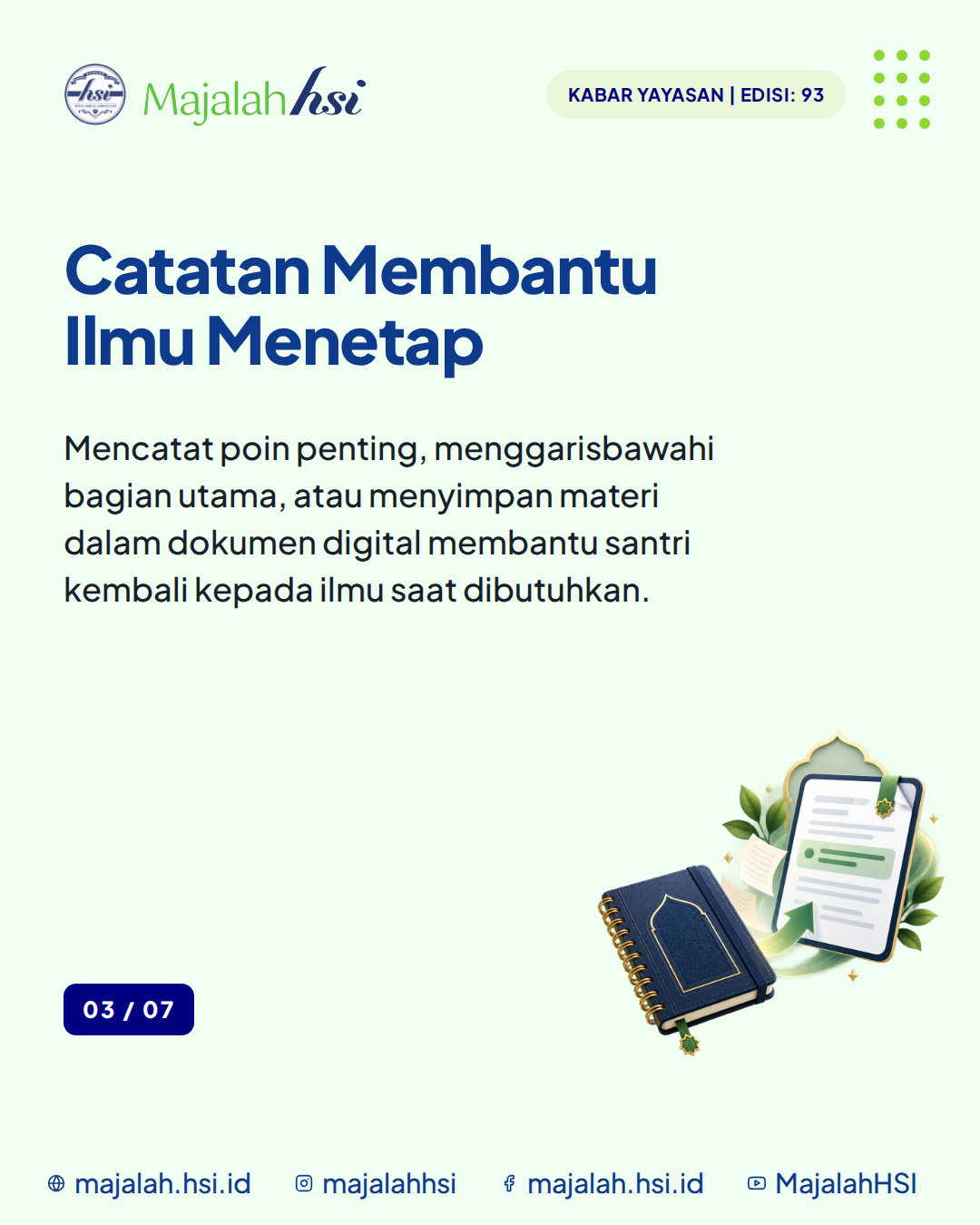Carousel Kabar Yayasan Edisi 93 Formula Emas Para Santri Mumtaz Slide 3 2