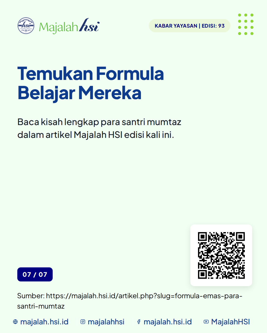 Carousel Kabar Yayasan Edisi 93 Formula Emas Para Santri Mumtaz Slide 7 2