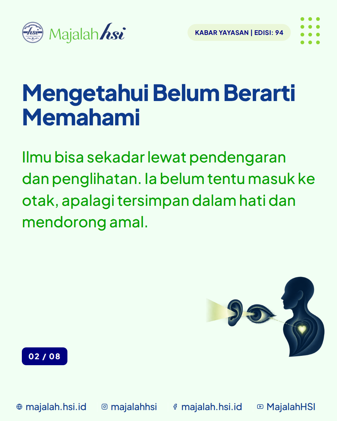 Carousel Kabar Yayasan Edisi 94 Antara Ilmu Dan Ilusi Merasa Tahu Padahal Belum Paham Slide 2
