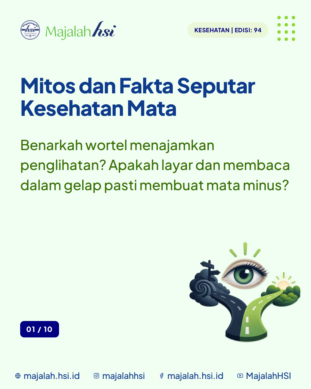 Carousel Kesehatan Edisi 94 Mitos Dan Fakta Seputar Kesehatan Mata Slide 1