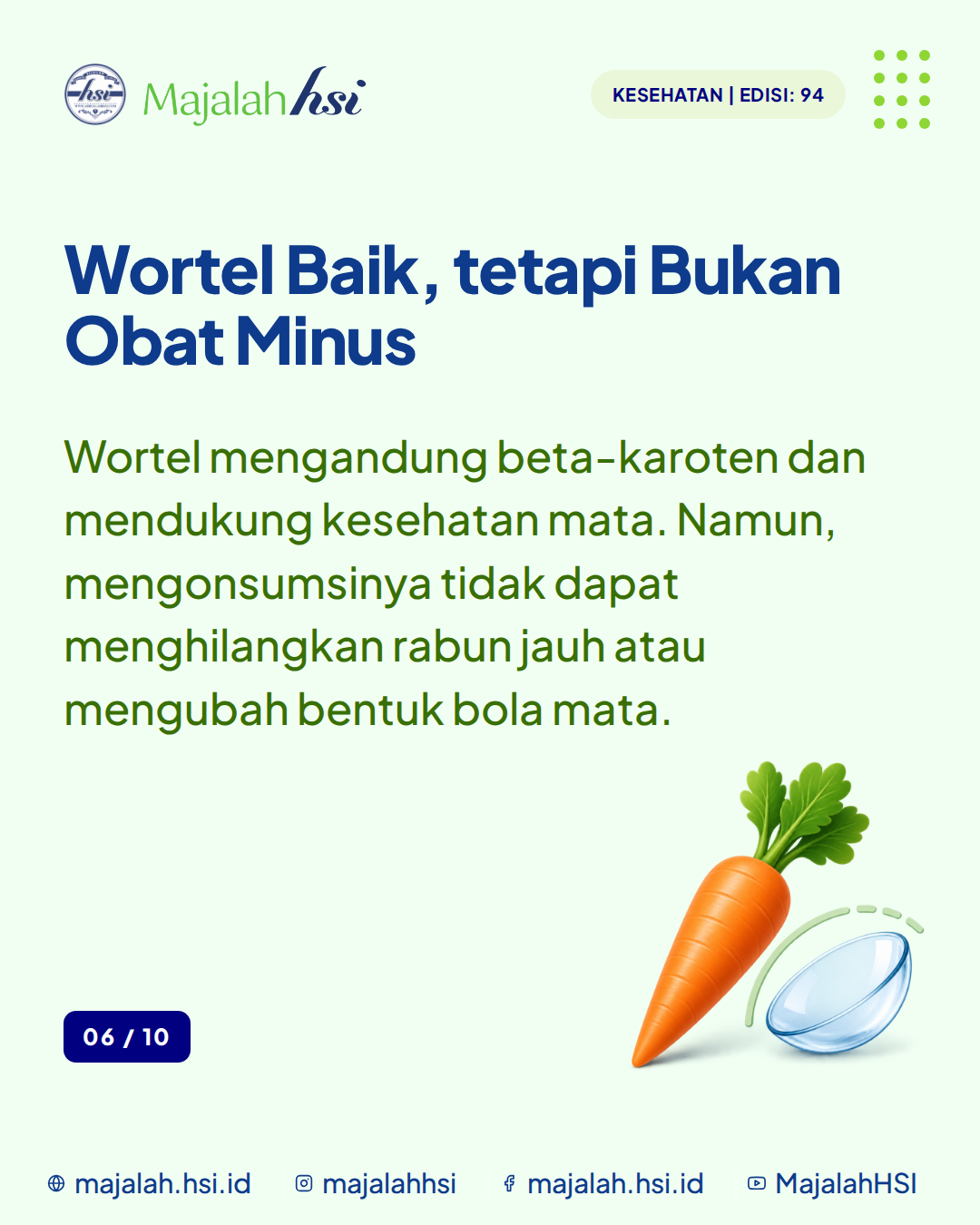Carousel Kesehatan Edisi 94 Mitos Dan Fakta Seputar Kesehatan Mata Slide 6