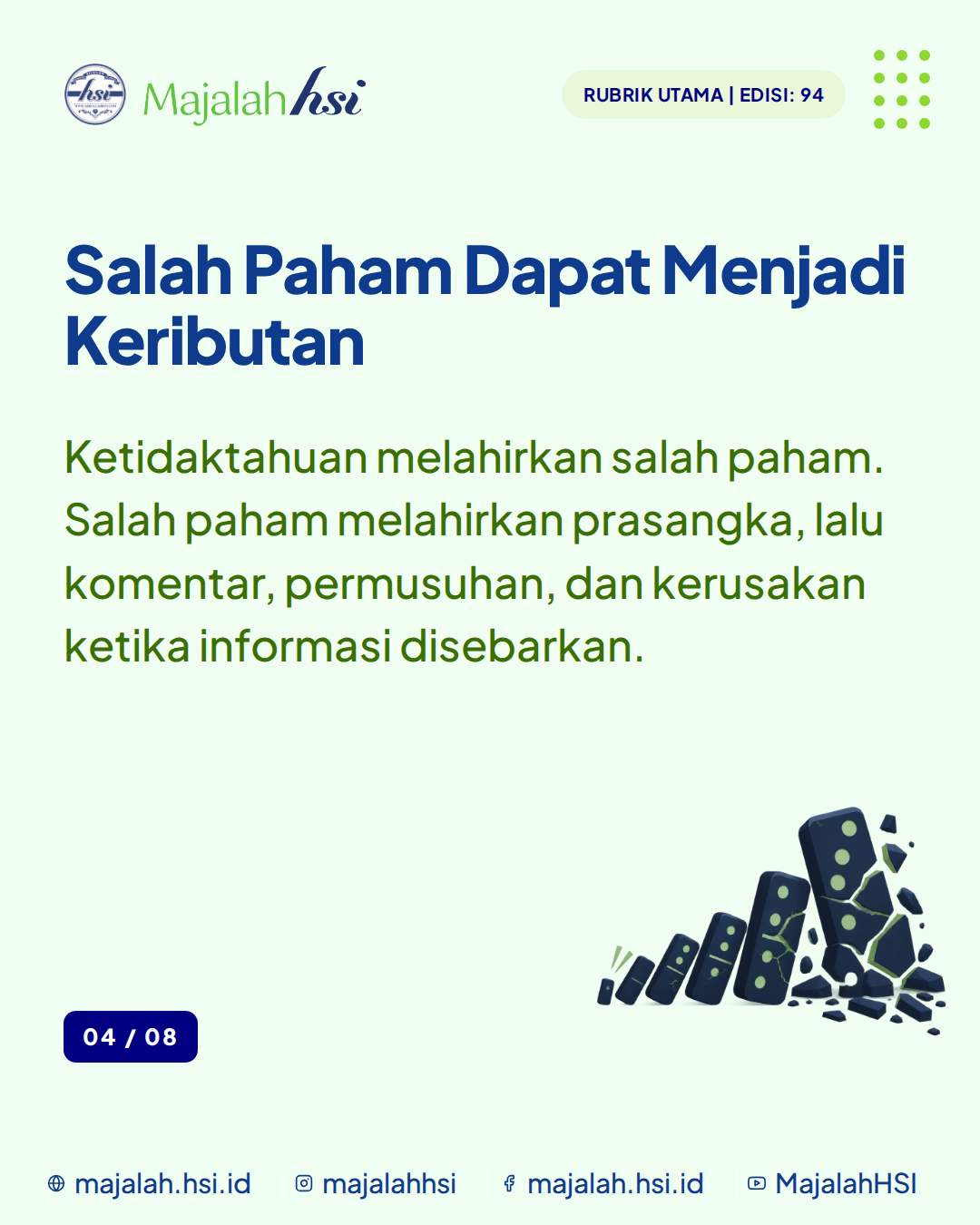 Carousel Rubrik Utama Edisi 94 Kebodohan Pangkal Segala Kerusakan Slide 4 2