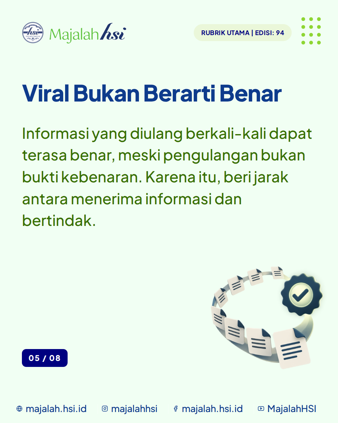 Carousel Rubrik Utama Edisi 94 Kebodohan Pangkal Segala Kerusakan Slide 5 2