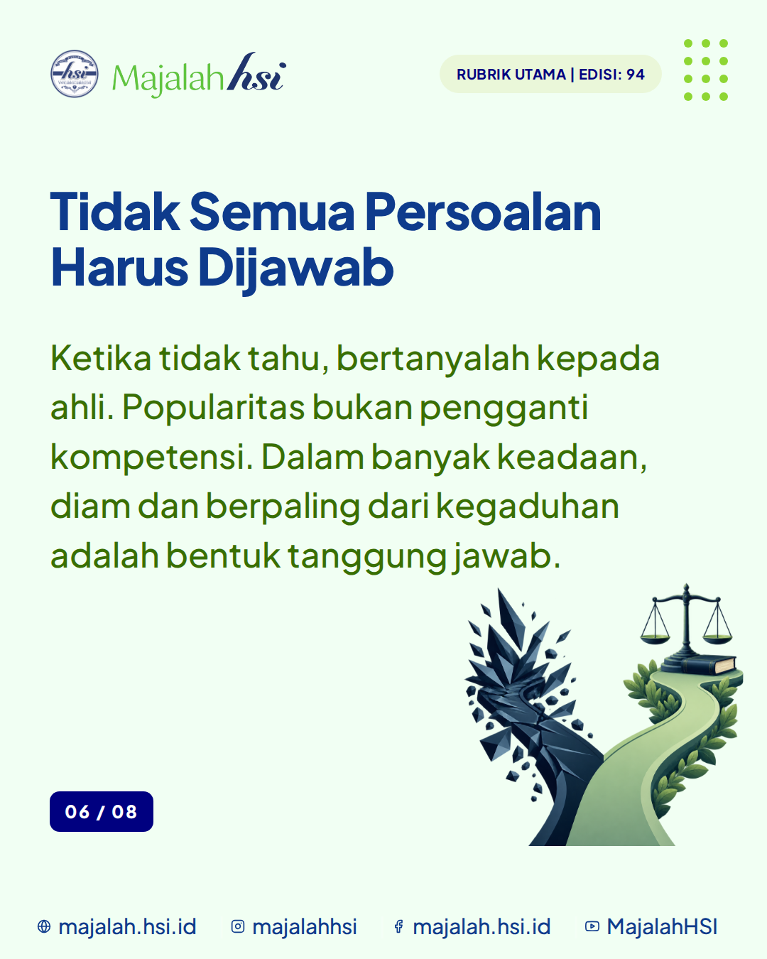 Carousel Rubrik Utama Edisi 94 Kebodohan Pangkal Segala Kerusakan Slide 6 2