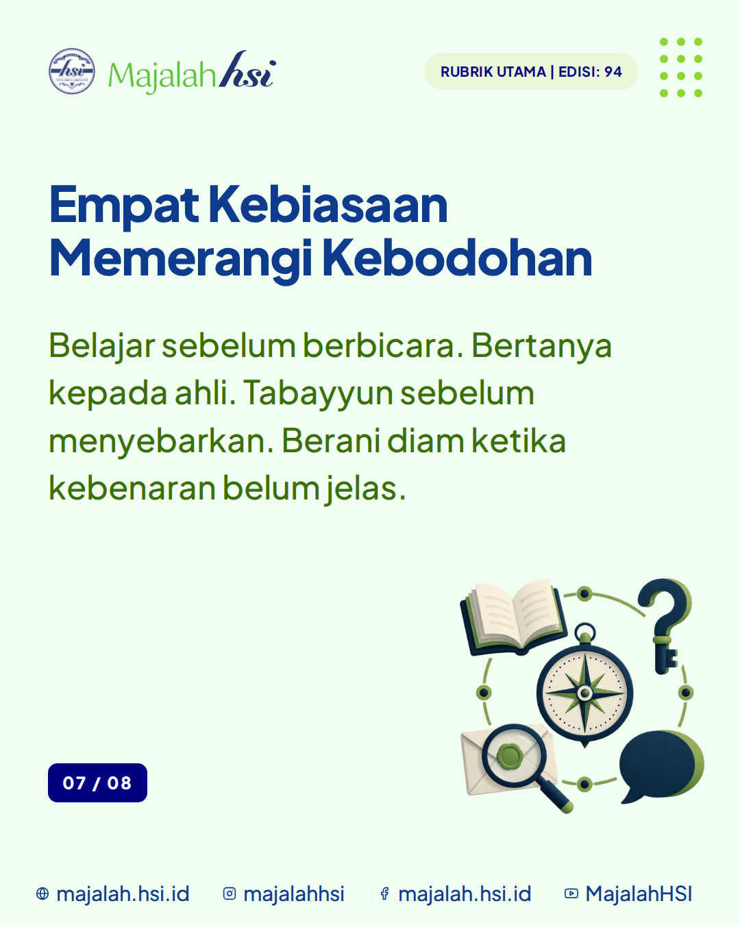 Carousel Rubrik Utama Edisi 94 Kebodohan Pangkal Segala Kerusakan Slide 7 2