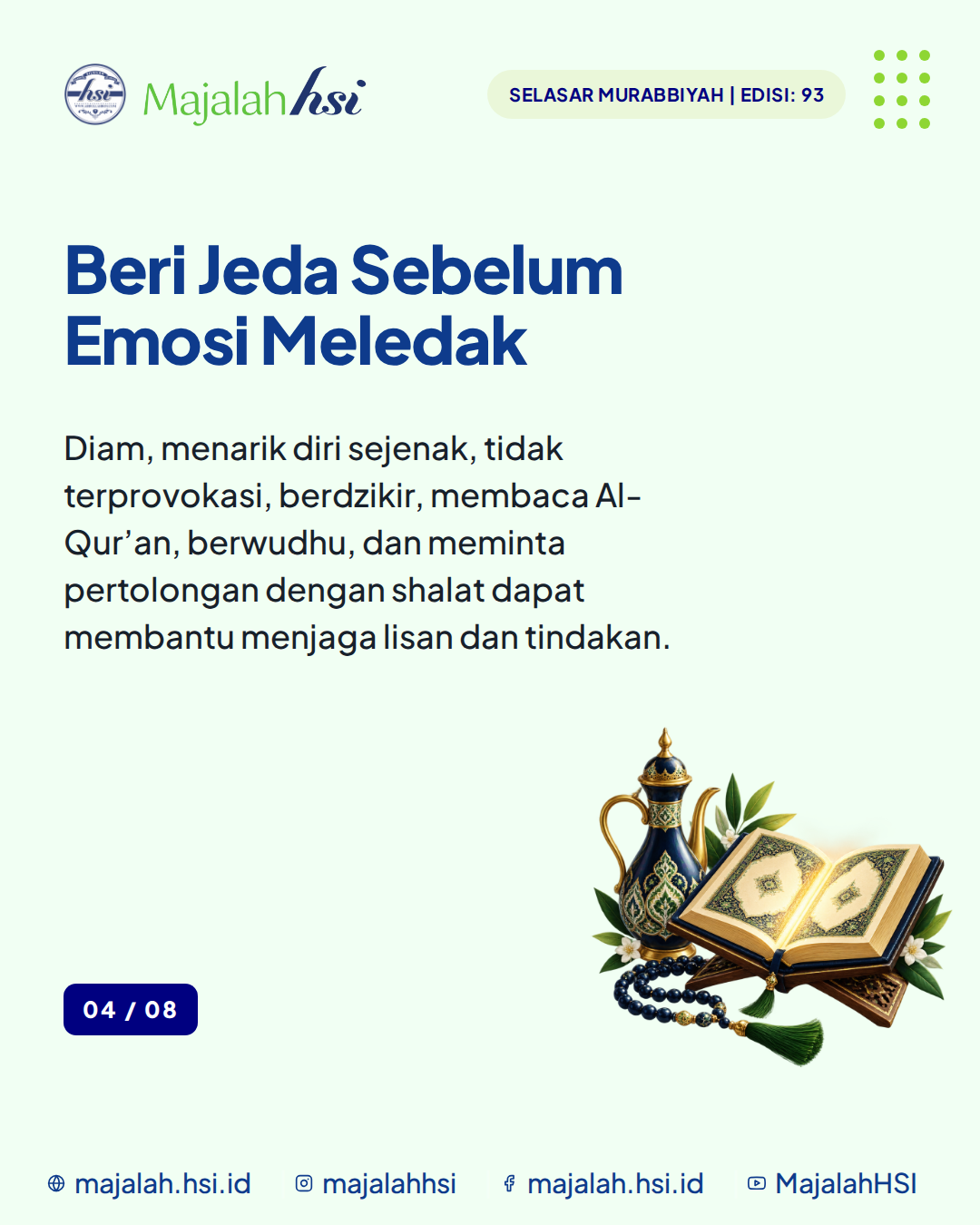 Carousel Selasar Murabbiyah Edisi 93 Mengelola Emosi Ala Ibu Slide 4