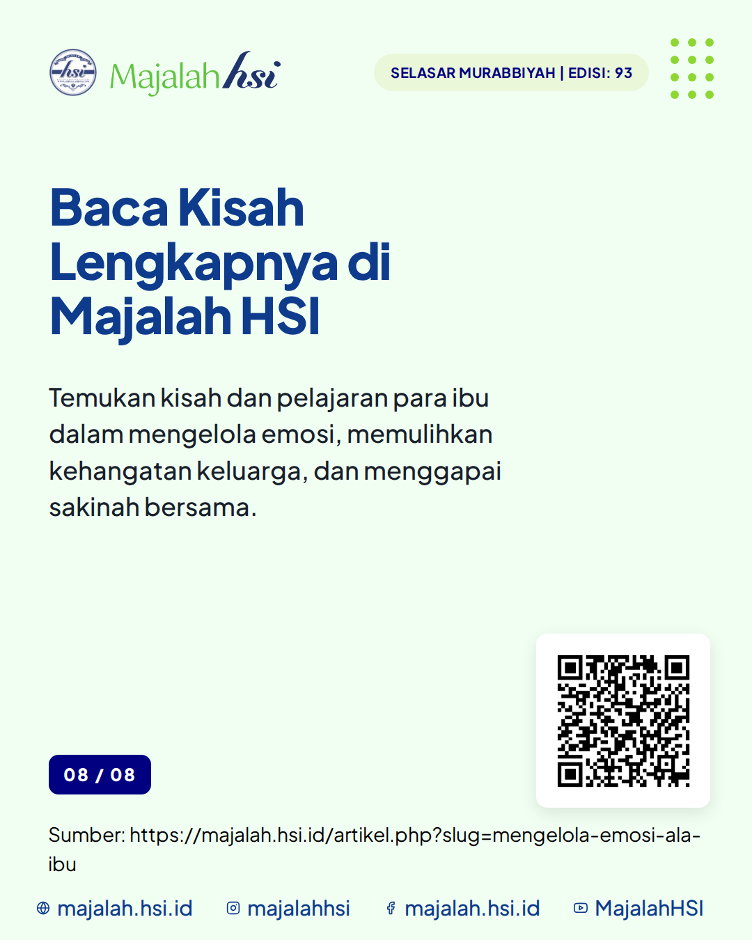 Carousel Selasar Murabbiyah Edisi 93 Mengelola Emosi Ala Ibu Slide 8
