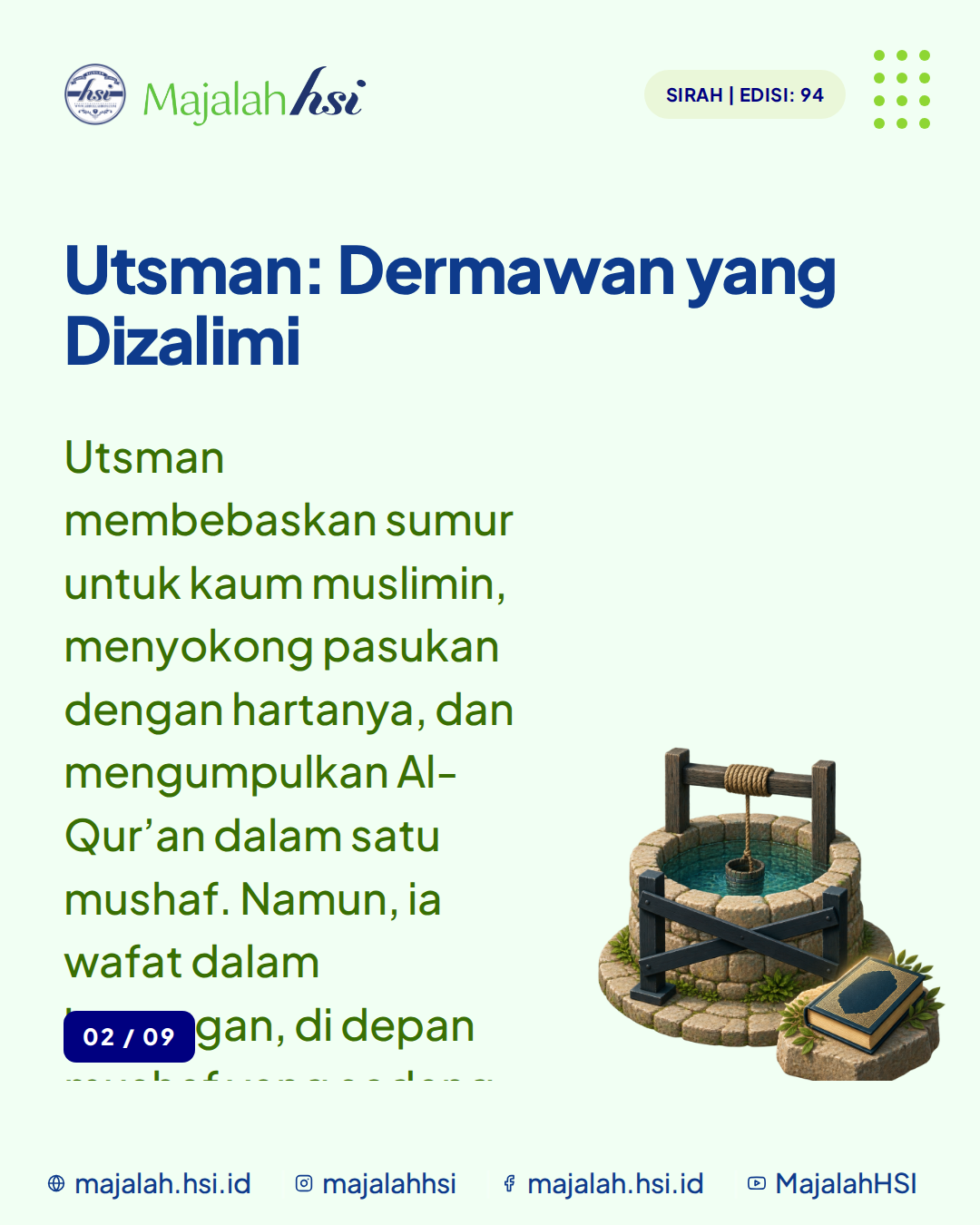 Carousel Sirah Edisi 94 Tragedi Terbunuhnya Utsman Bin Affan Radhiyallahu Anhu Slide 2