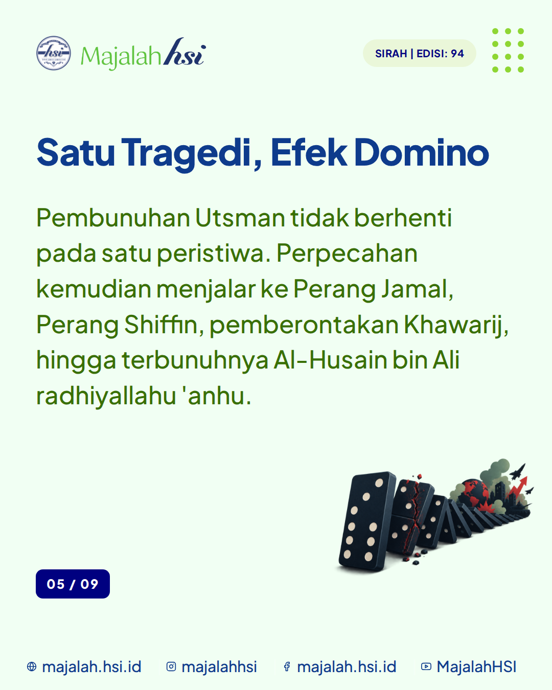 Carousel Sirah Edisi 94 Tragedi Terbunuhnya Utsman Bin Affan Radhiyallahu Anhu Slide 5