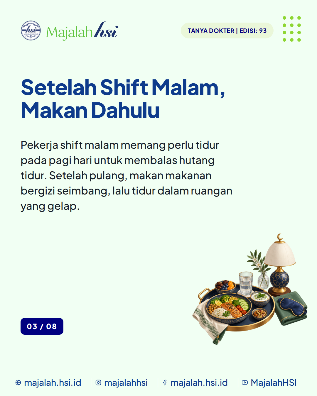 Carousel Tanya Dokter Edisi 93 Tips Sehat Untuk Pekerja Shift Slide 3