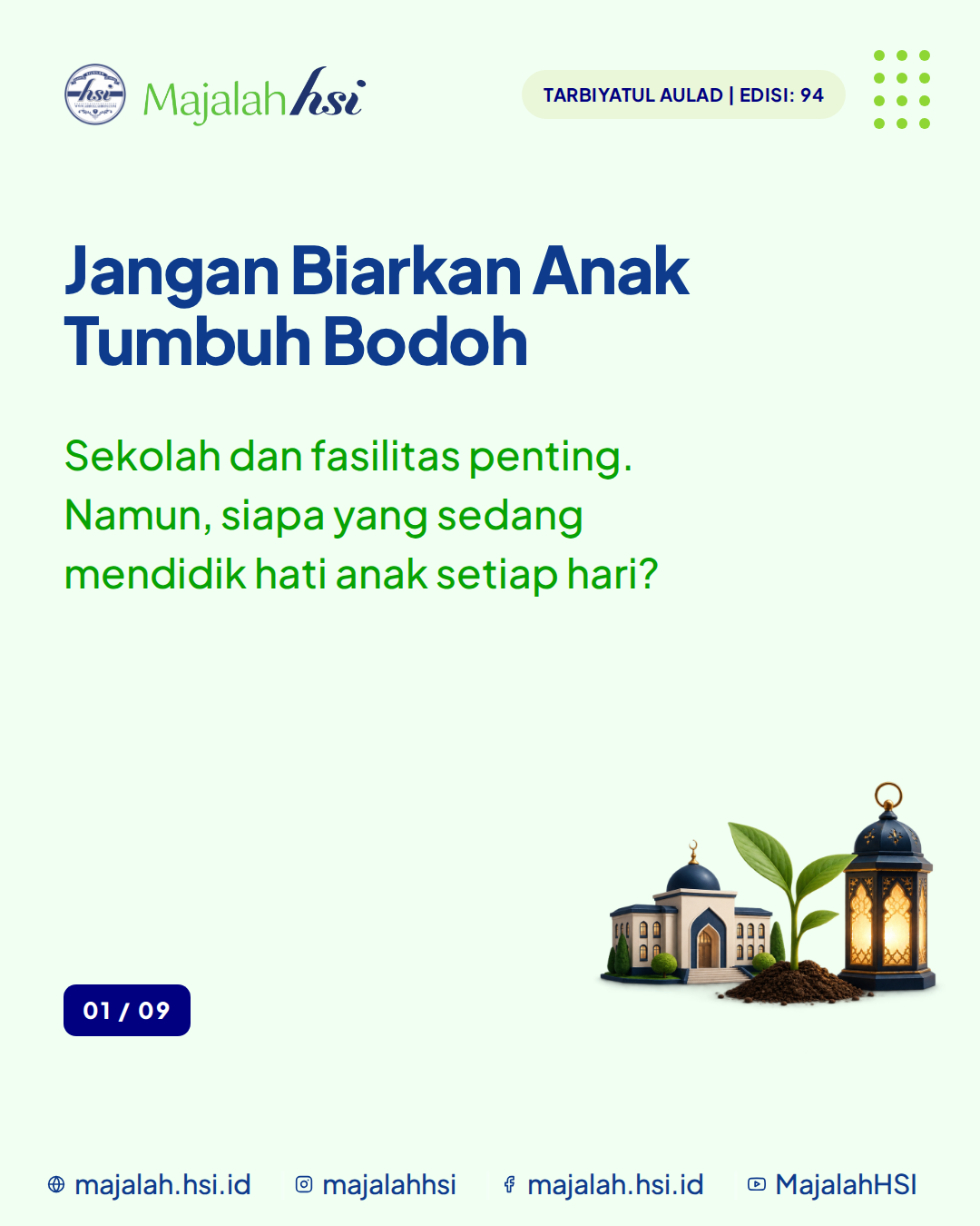 Carousel Tarbiyatul Aulad Edisi 94 Jangan Biarkan Anak Tumbuh Bodoh Slide 1 2