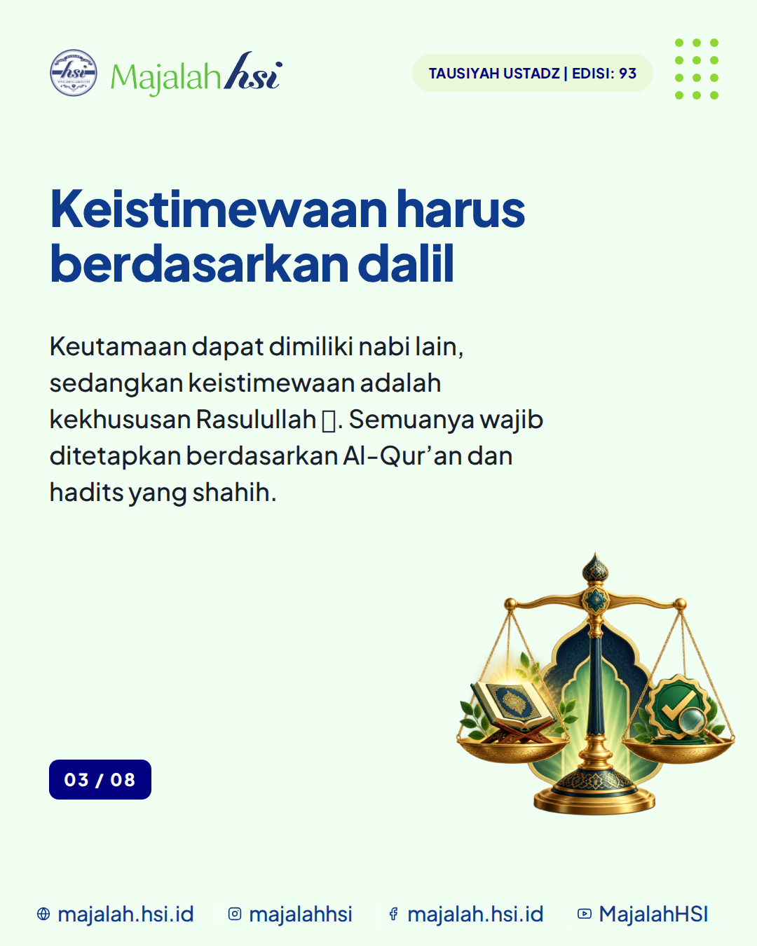 Carousel Tausiyah Ustadz Edisi 93 Keistimewaan Rasulullah Shallallahu Alaihi Wa Sallam Slide 3