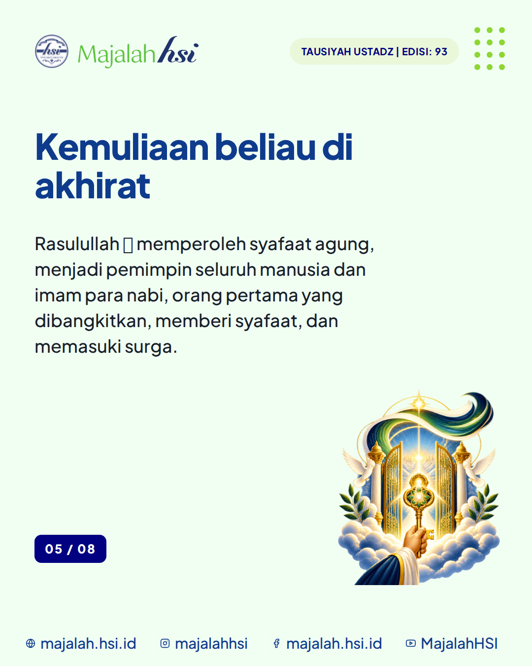 Carousel Tausiyah Ustadz Edisi 93 Keistimewaan Rasulullah Shallallahu Alaihi Wa Sallam Slide 5
