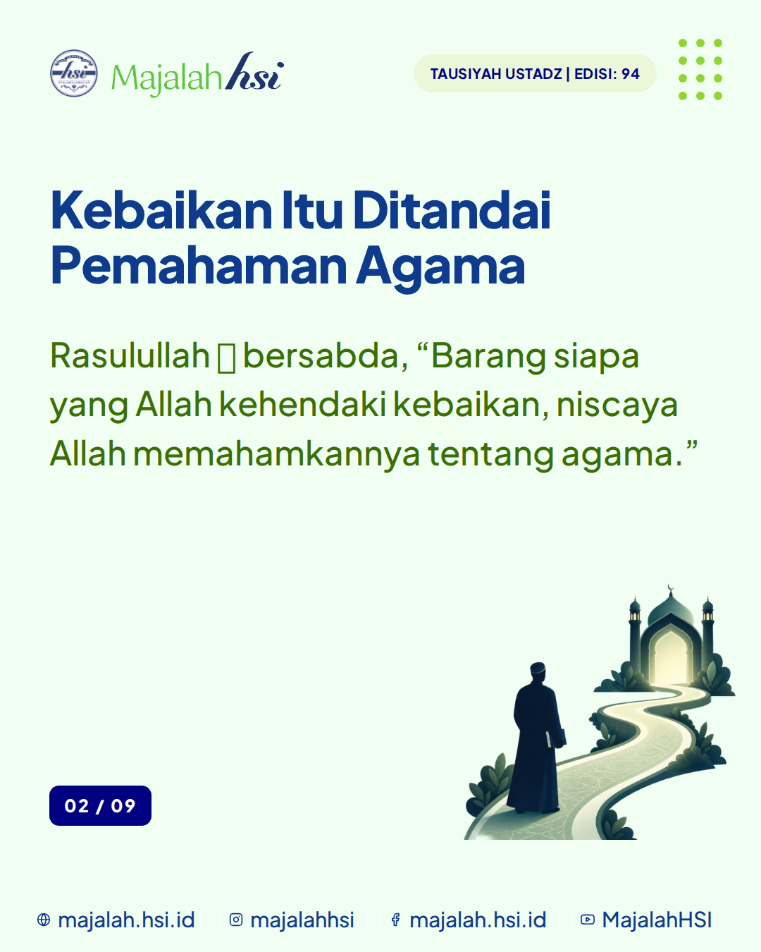 Carousel Tausiyah Ustadz Edisi 94 Ciri Hamba Yang Dipahamkan Ilmu Agama Slide 2