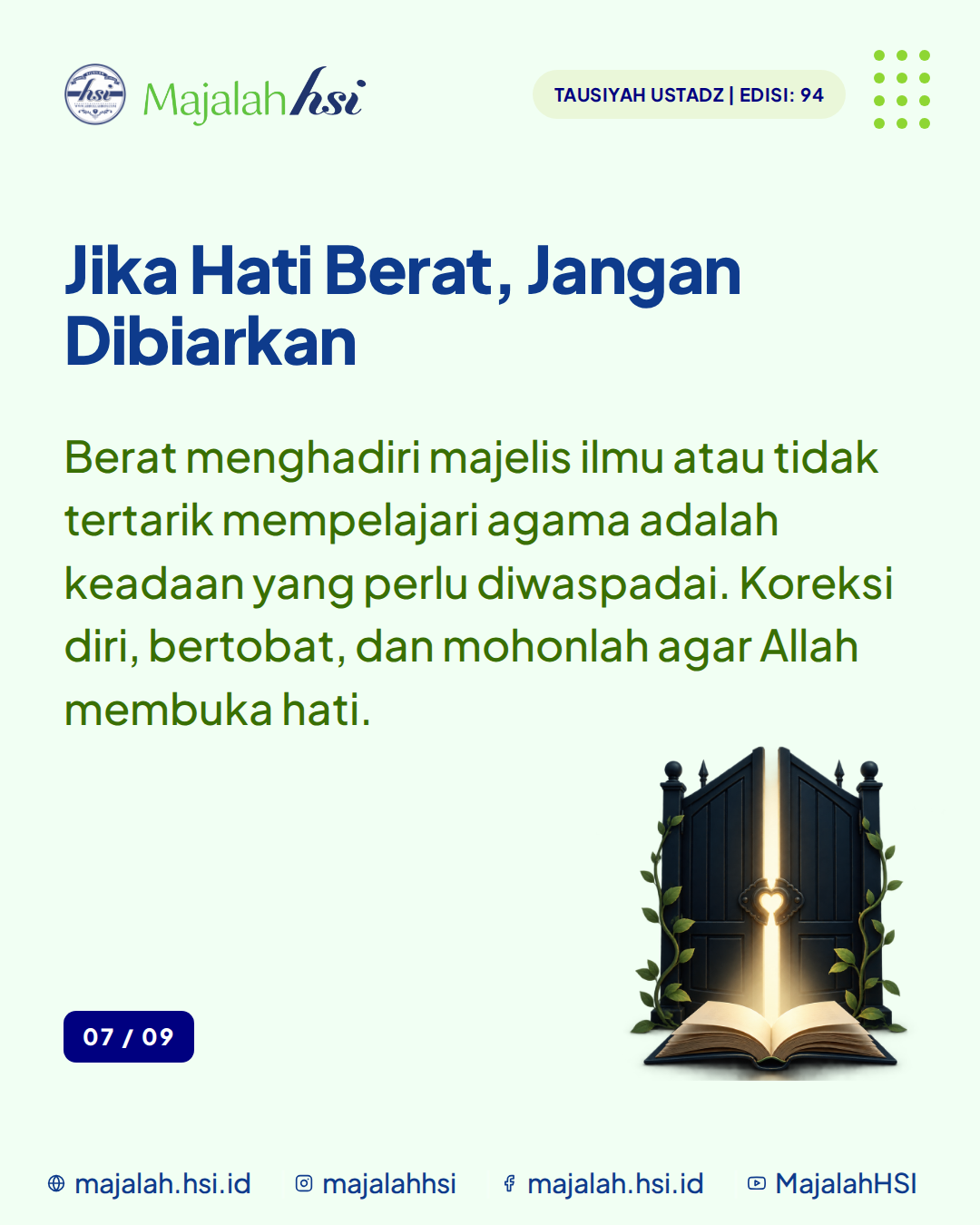 Carousel Tausiyah Ustadz Edisi 94 Ciri Hamba Yang Dipahamkan Ilmu Agama Slide 7