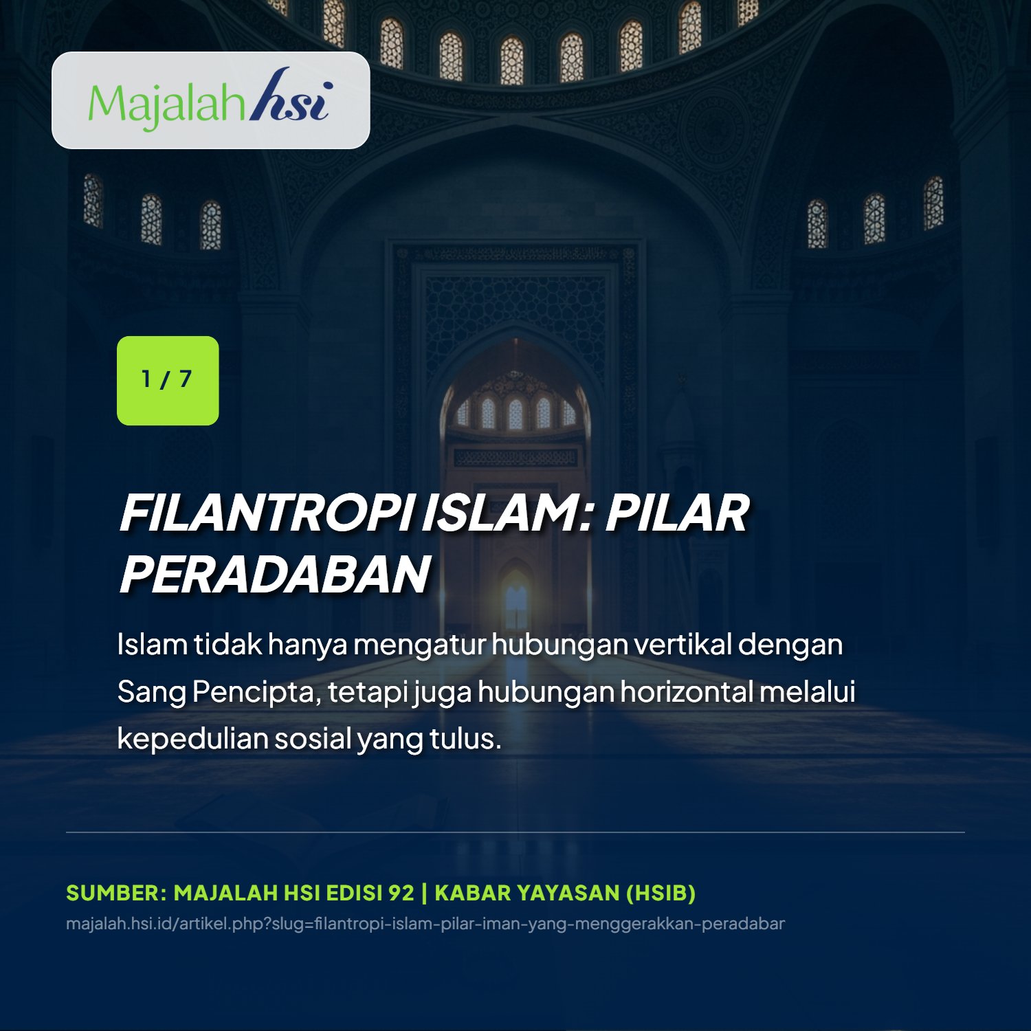 Filantropi Islam Pilar Iman Yang Menggerakkan Peradaban 1