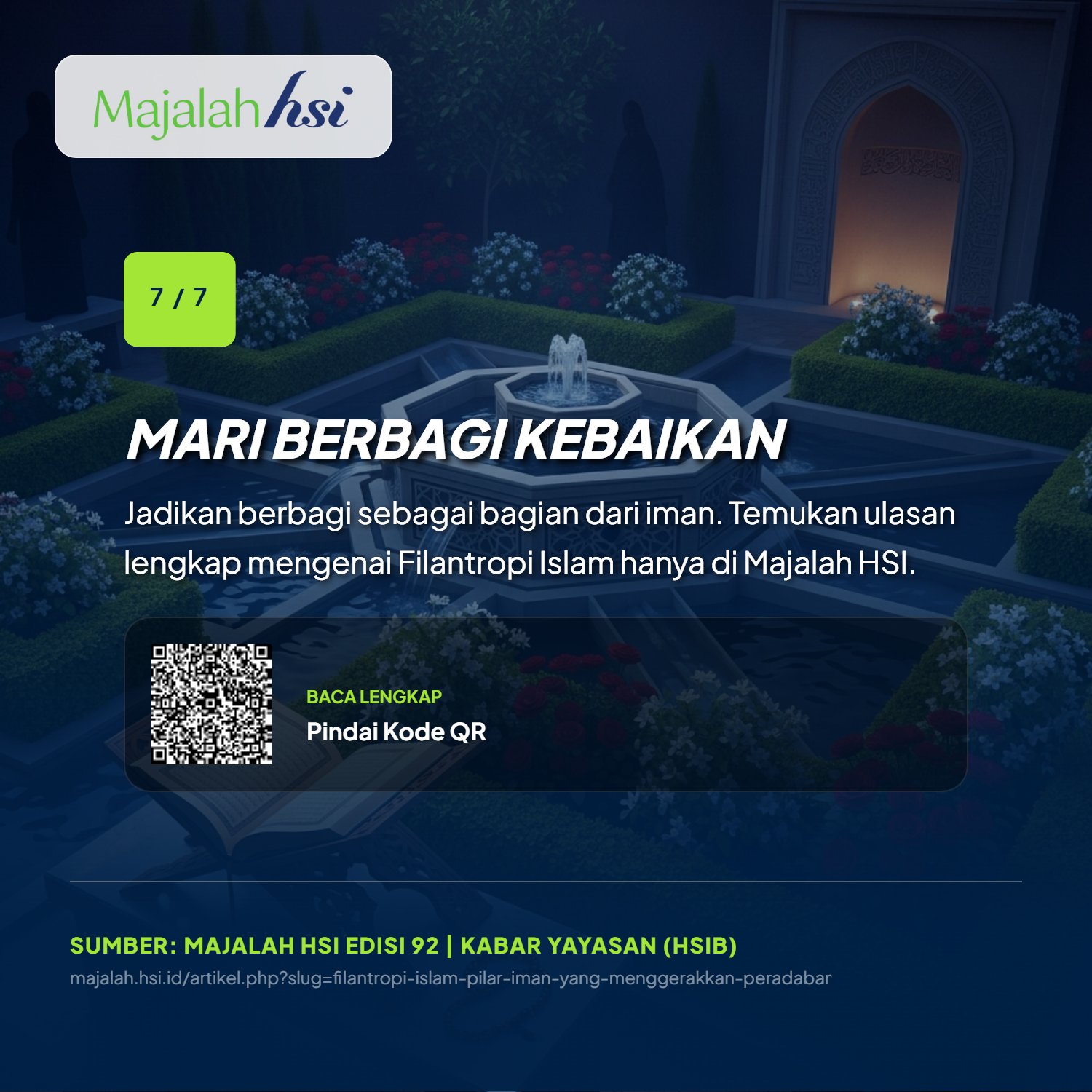 Filantropi Islam Pilar Iman Yang Menggerakkan Peradaban 7