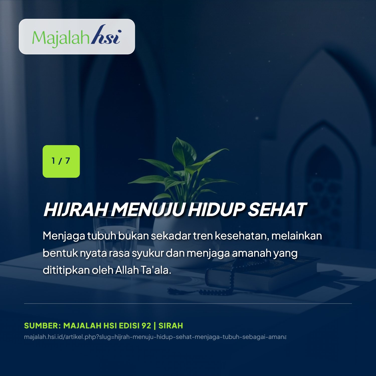 Hijrah Menuju Hidup Sehat Menjaga Tubuh Sebagai Amanah 1