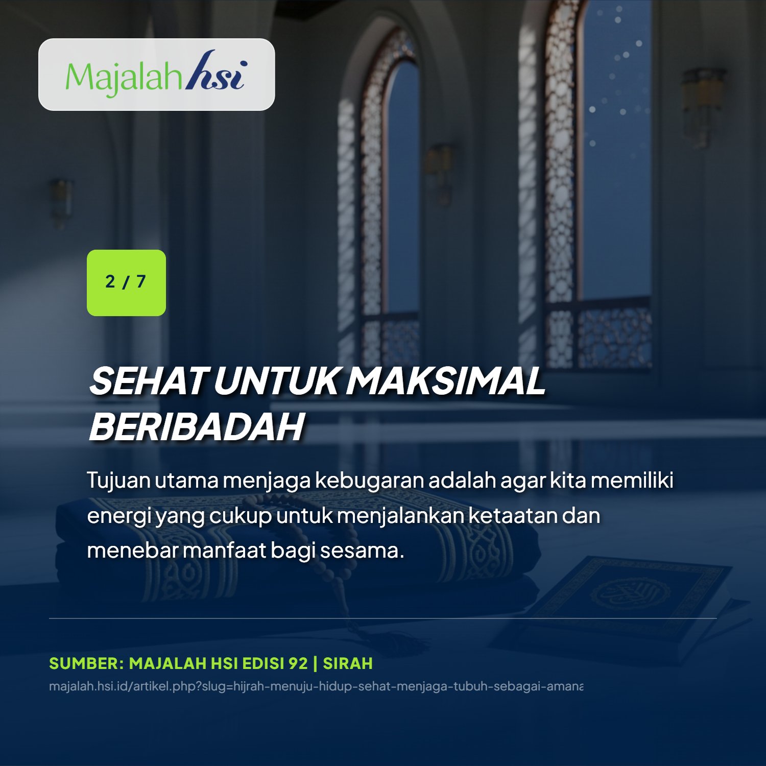 Hijrah Menuju Hidup Sehat Menjaga Tubuh Sebagai Amanah 2