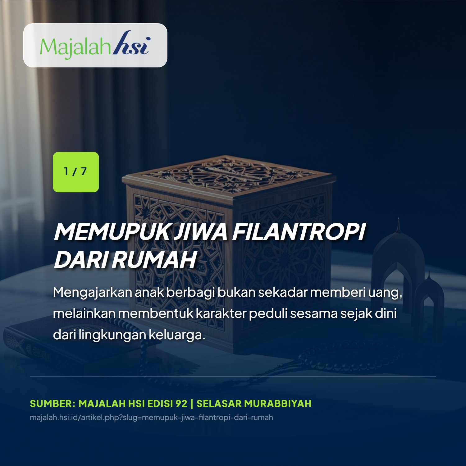 Memupuk Jiwa Filantropi Dari Rumah 1