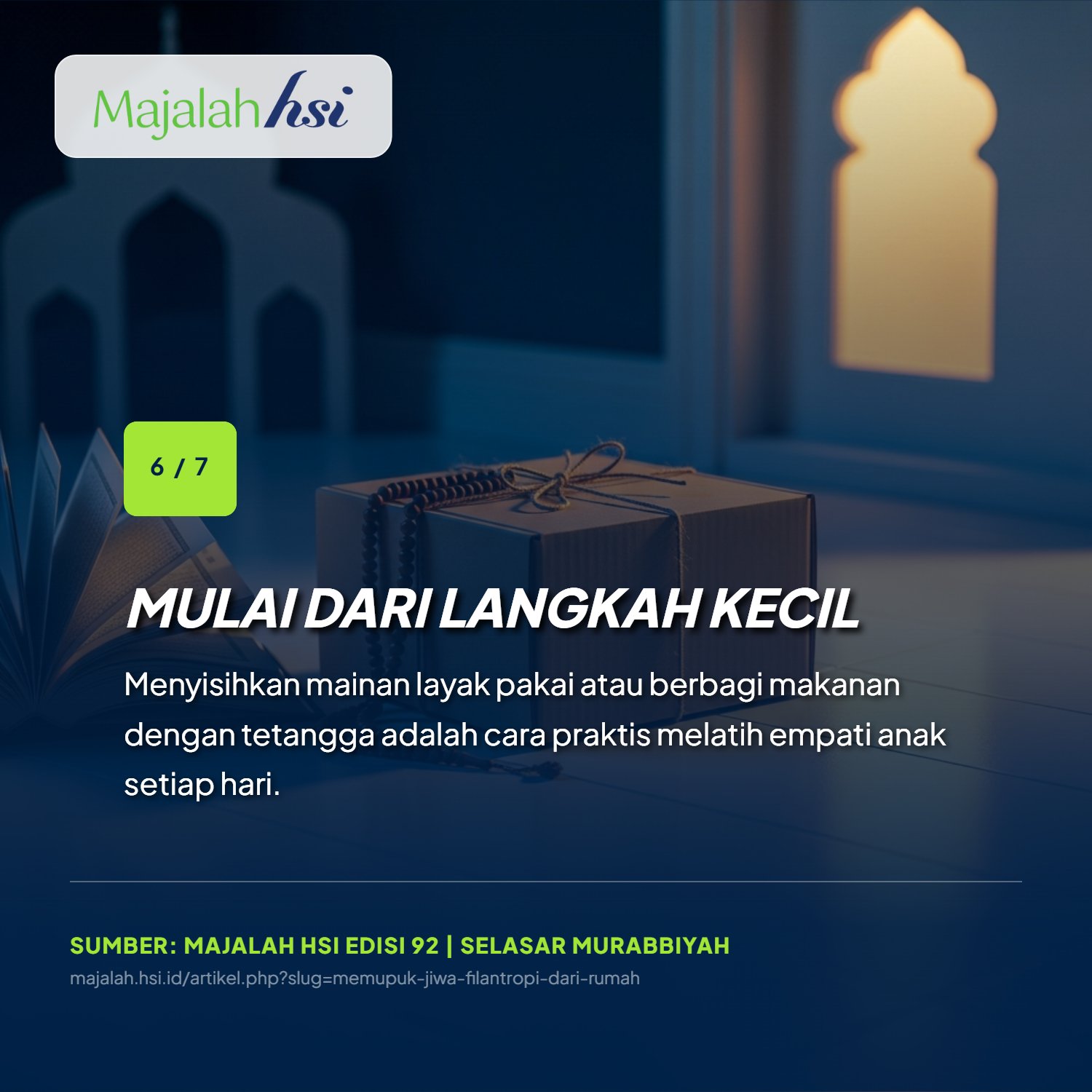 Memupuk Jiwa Filantropi Dari Rumah 6