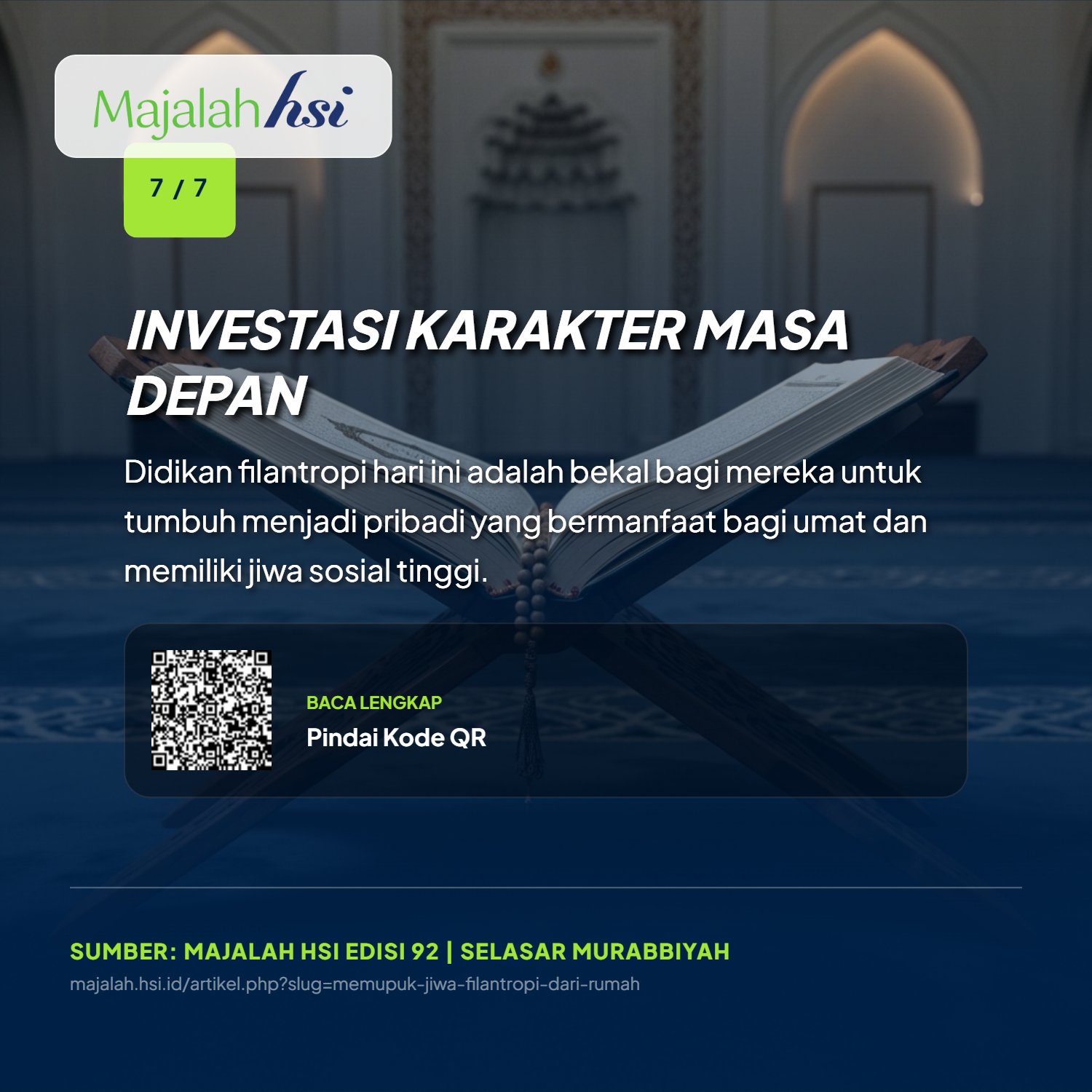Memupuk Jiwa Filantropi Dari Rumah 7