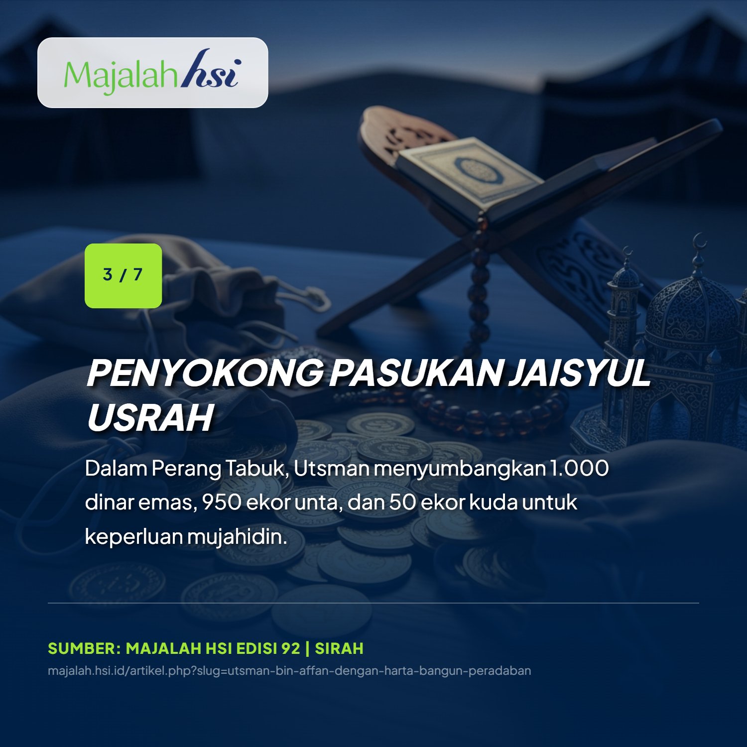 Utsman Bin Affan Dengan Harta Bangun Peradaban 3
