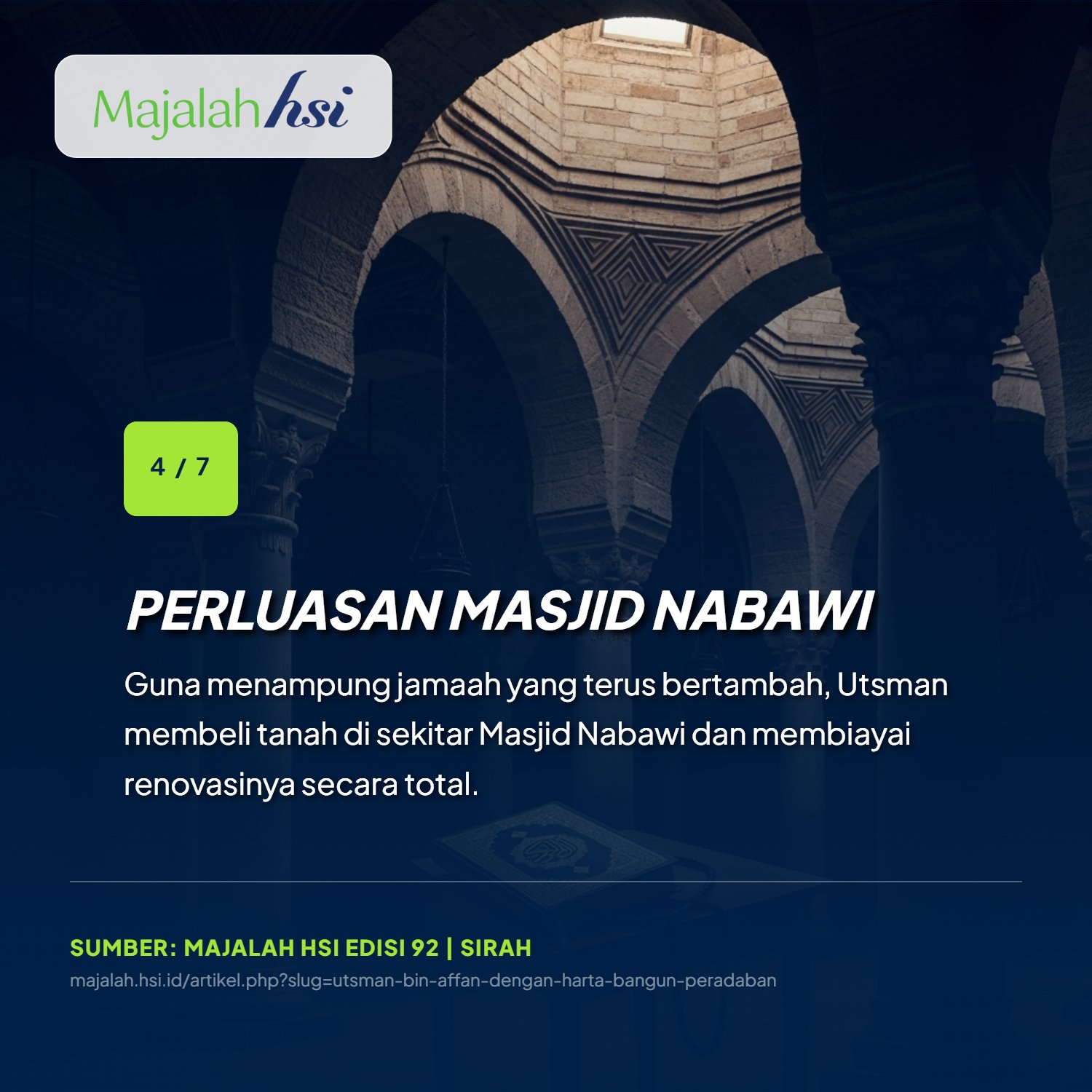 Utsman Bin Affan Dengan Harta Bangun Peradaban 4