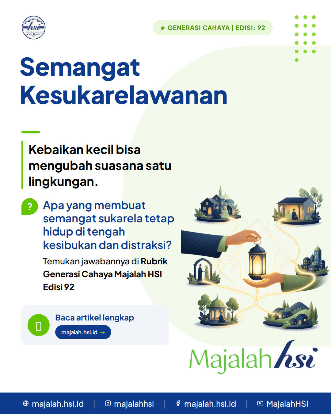 Generasi Cahaya Edisi 92 Semangat Kesukarelawanan 2