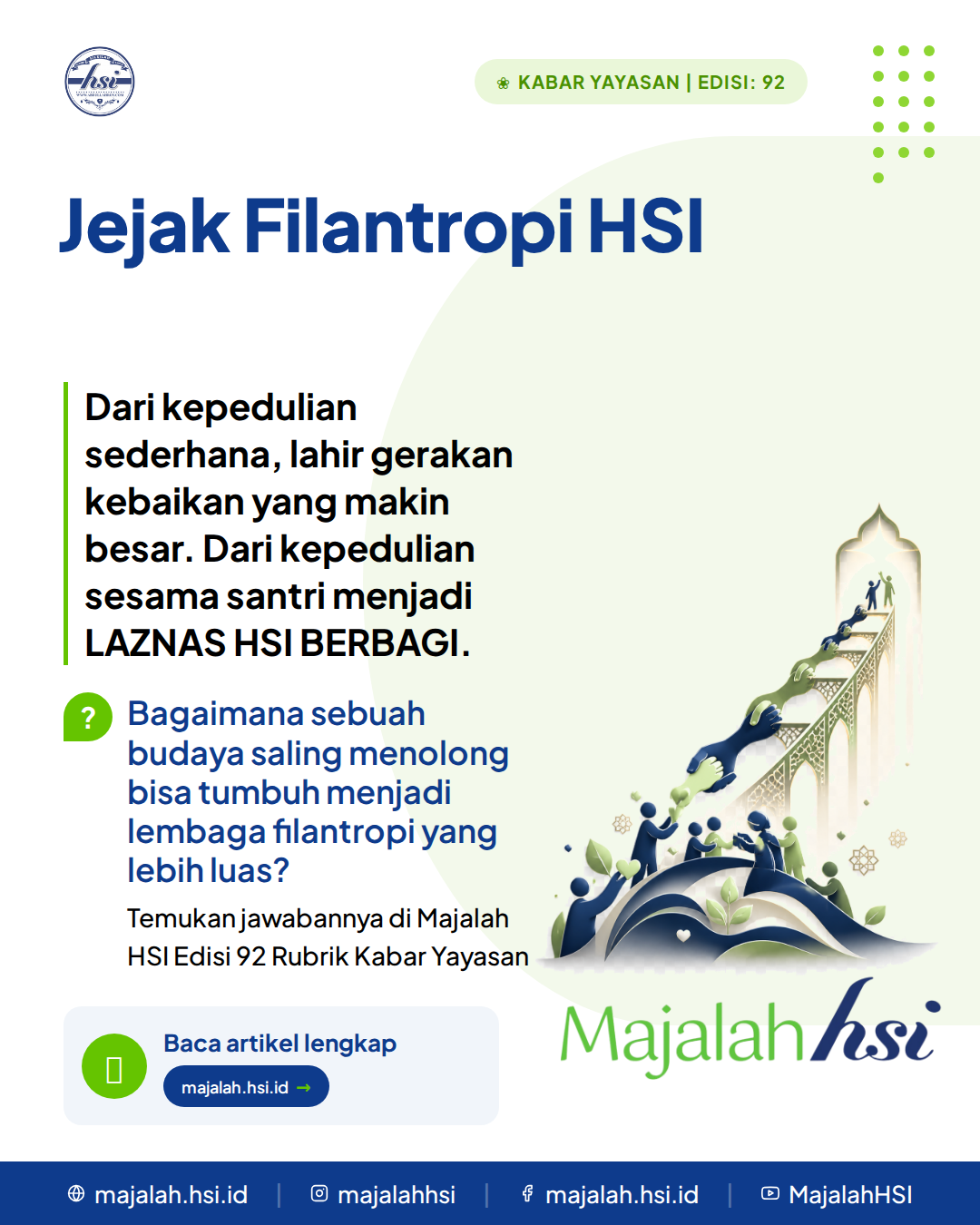 Kabar Yayasan Edisi 92 Jejak Filantropi Hsi