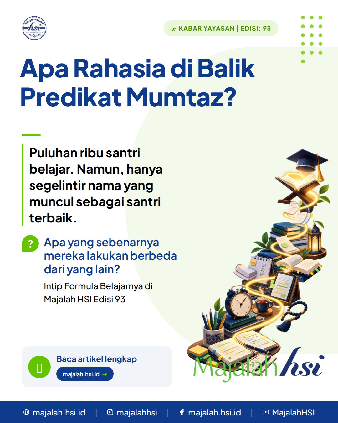 Kabar Yayasan Edisi 93 Apa Rahasia Di Balik Predikat Mumtaz 2