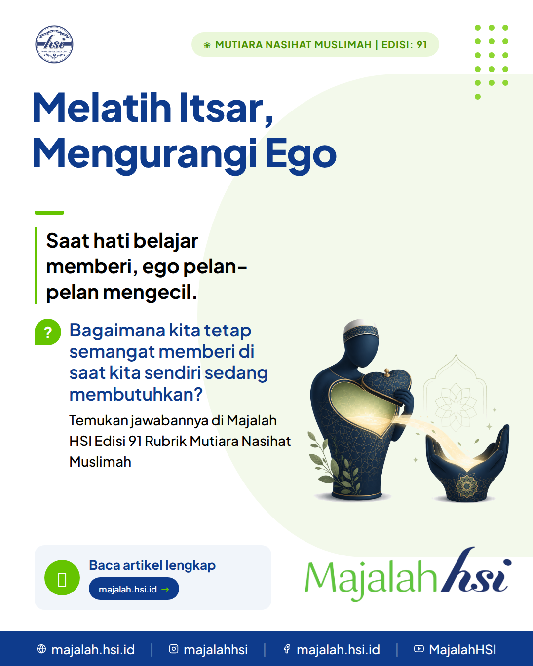 Mutiara Nasihat Muslimah Edisi 91 Melatih Itsar Mengurangi Ego 2