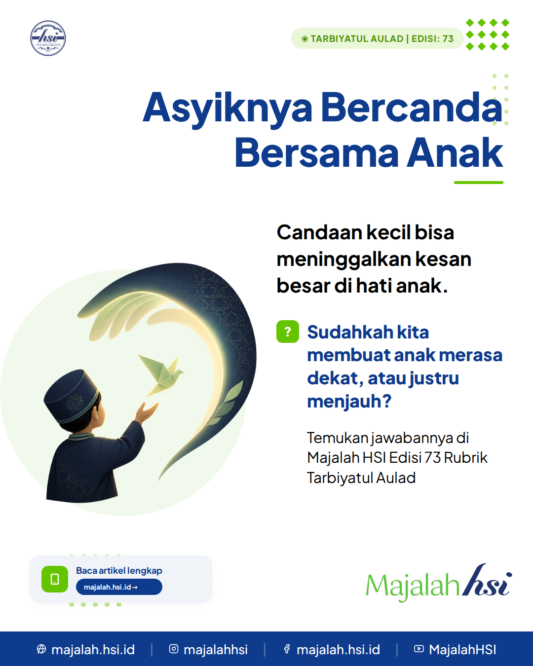 Tarbiyatul Aulad Edisi 73 Asyiknya Bercanda Bersama Anak 2