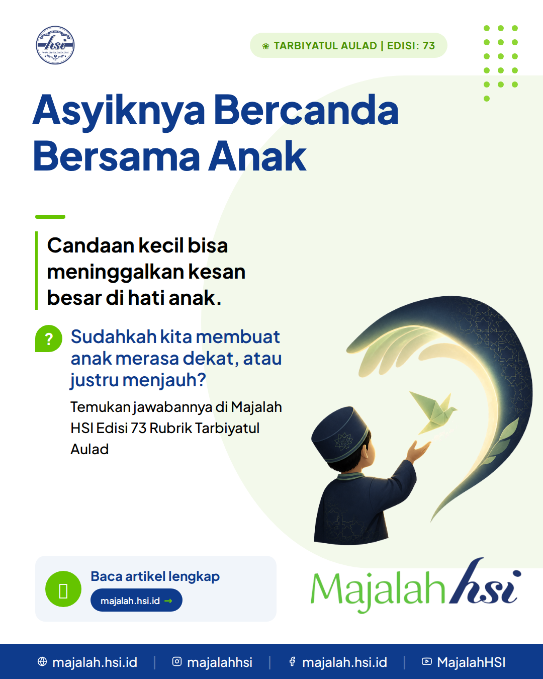 Tarbiyatul Aulad Edisi 73 Asyiknya Bercanda Bersama Anak 3