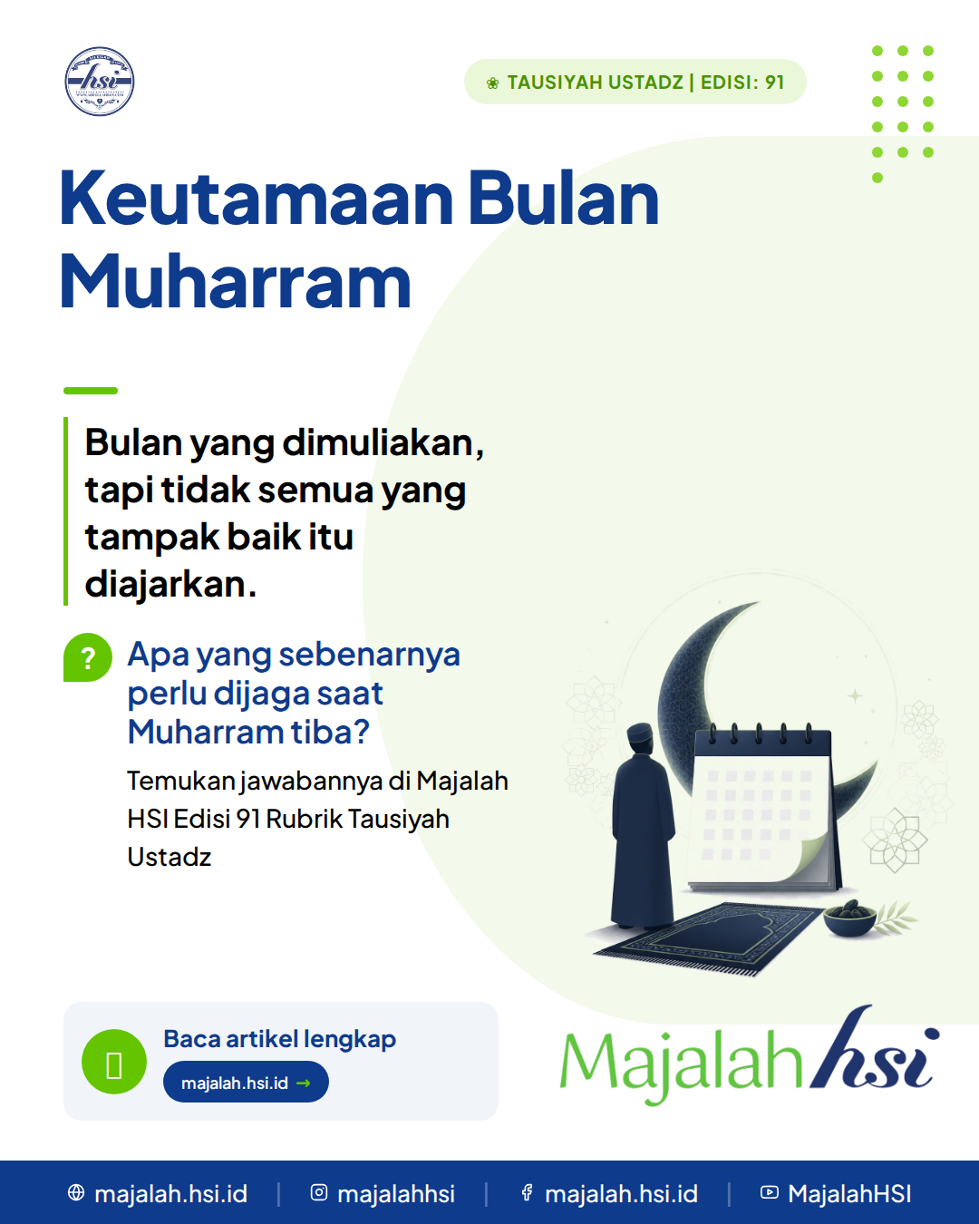 Tausiyah Ustadz Edisi 91 Keutamaan Bulan Muharram