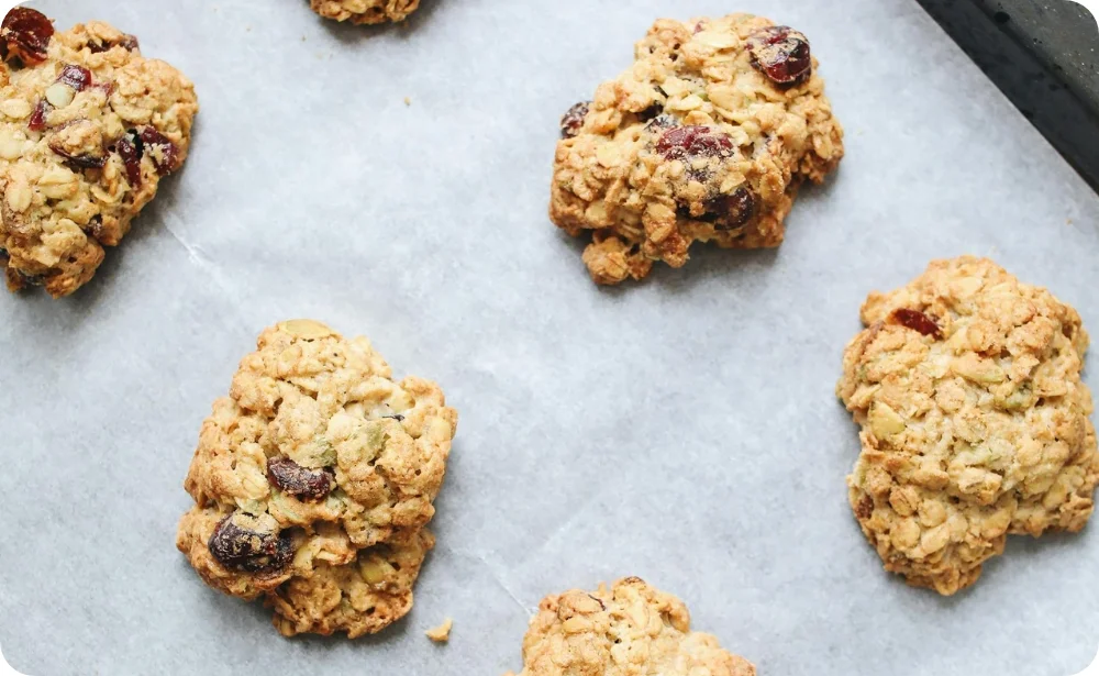 Sweet Potatoes and Oatmeal Cookies