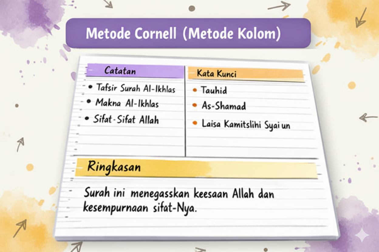 Metode meringkas (merangkum)