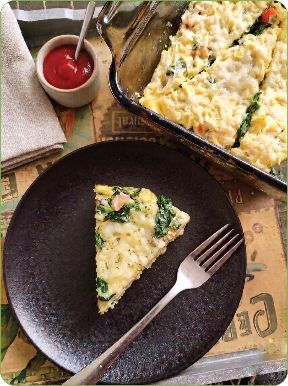 cheesy spinach potato schotel cheesy spinach potato schotel